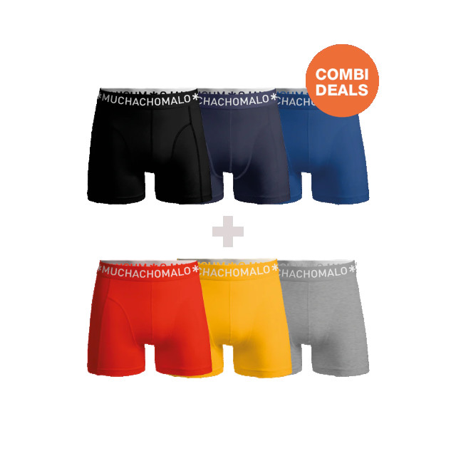 Muchachomalo Heren 3+3-pack boxershorts CDSOL1008-1059 large