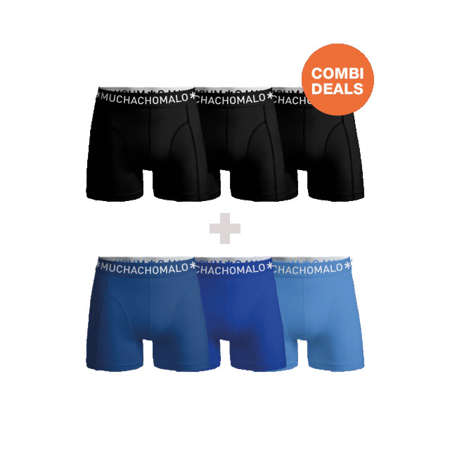 Muchachomalo Heren 3+3-pack boxershorts CDSOL1058-1018 large