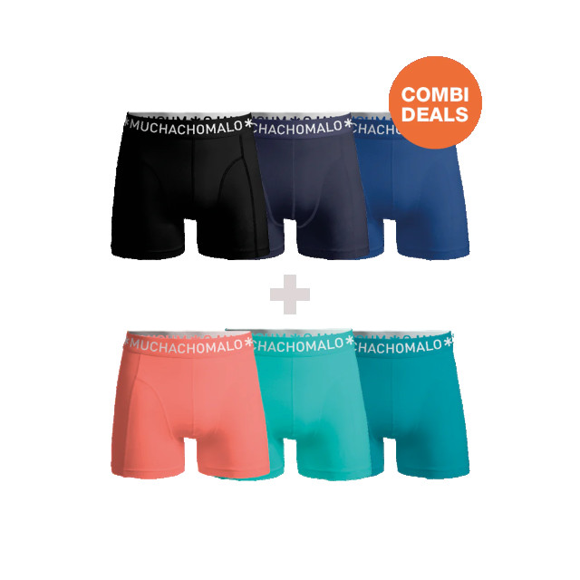 Muchachomalo Heren 3+3-pack boxershorts CDSOL1008-1015 large