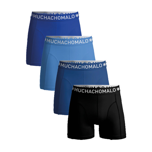 Muchachomalo Heren 4-pack boxershorts effen U-SOLID1010-1019 large