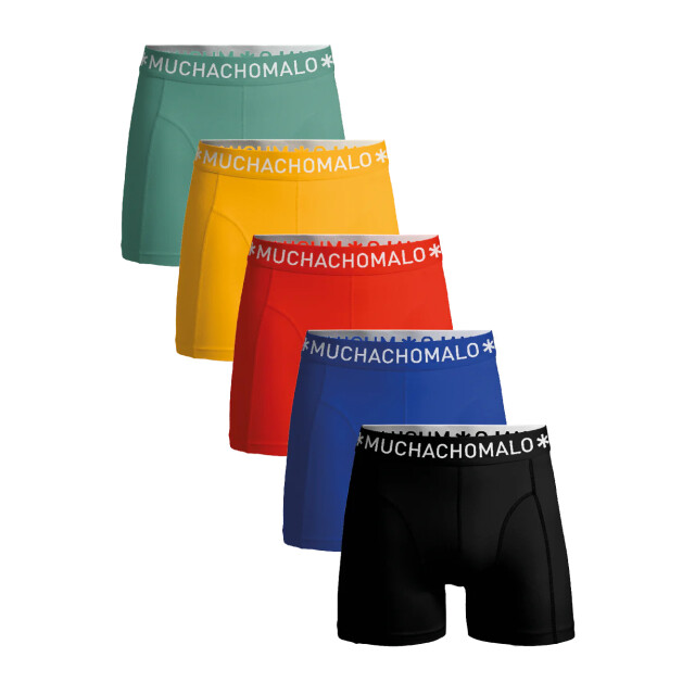 Muchachomalo Heren 5-pack boxershorts effen U-SOLID1010-1035 large