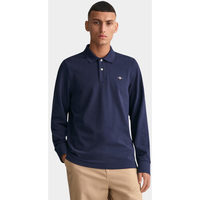 Gant Polo lange mouw shield piqué rugger 2230/433 183739 large