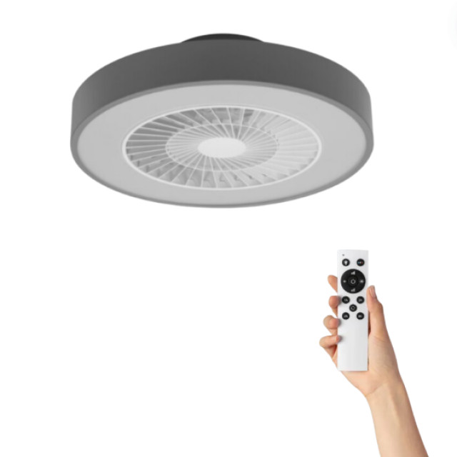 Ventiluxe Plafondventilator sascha met verlichting Ø55cm 6 snelheden- afstandsbediening - 2881799 large