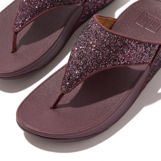 FitFlop Lulu glitter toe-thongs pu glitter X03 large