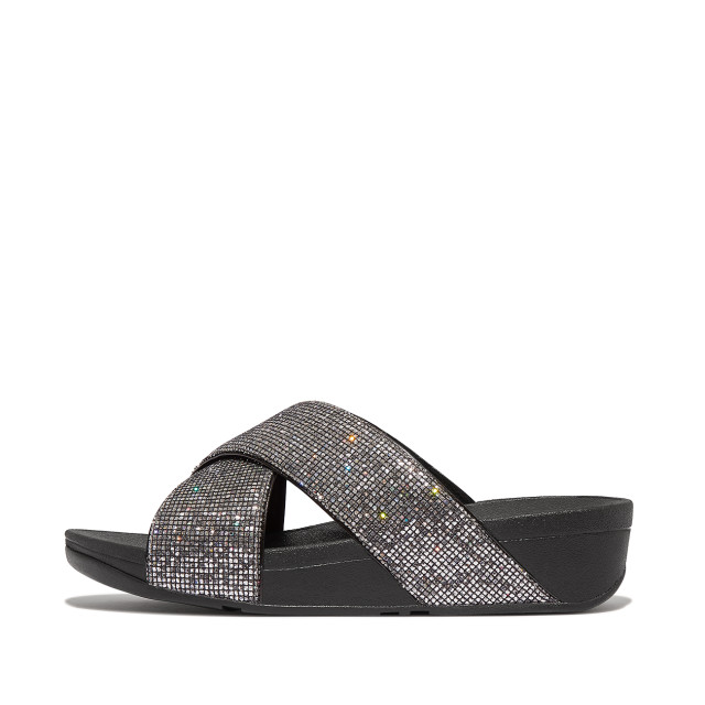 FitFlop Lulu cross slide glitterball IG1 large