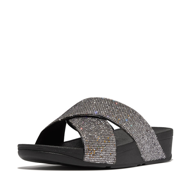 FitFlop Lulu cross slide glitterball IG1 large