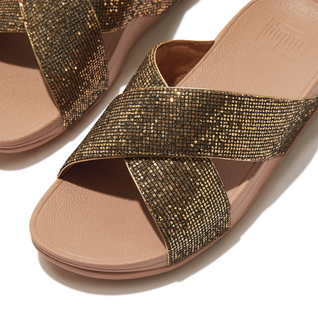 FitFlop Lulu cross slide glitterball IG1 large