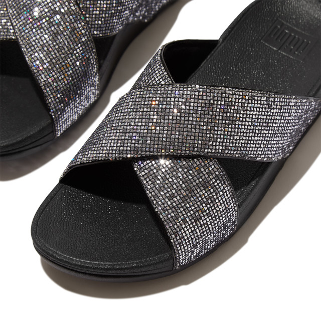 FitFlop Lulu cross slide glitterball IG1 large