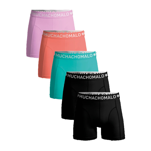 Muchachomalo Heren 5-pack boxershorts effen U-SOLID1010-1036 large