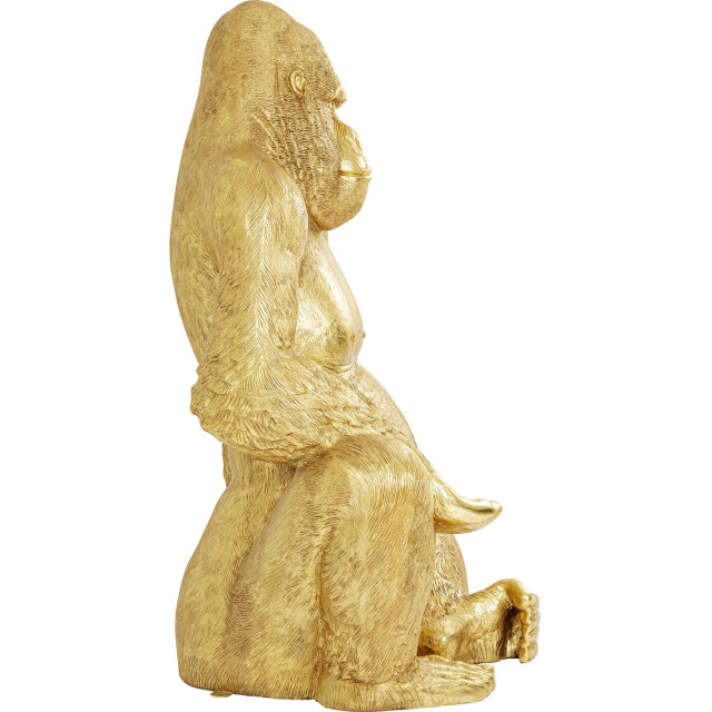 Kare Design Kare decofiguur gorilla gold xl 180cm 2885087 large