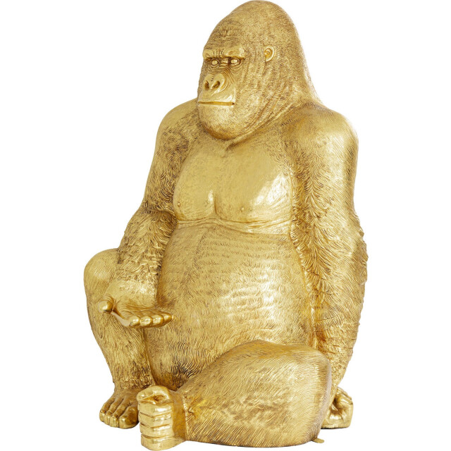 Kare Design Kare decofiguur gorilla gold xl 180cm 2885087 large