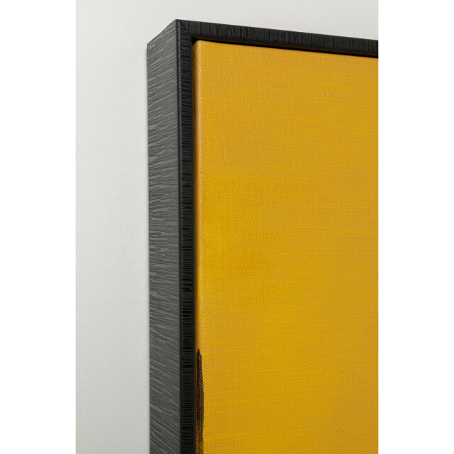 Kare Design Schilderij abstract shapes yellow 113x113cm 2885507 large
