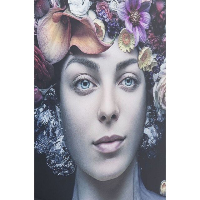 Kare Design Kare wandfoto flower art lady 80x80cm 2884927 large