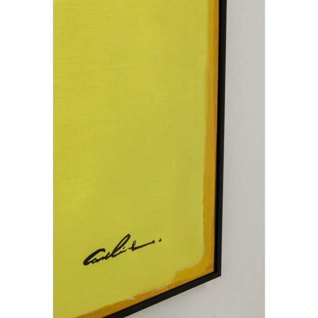 Kare Design Schilderij abstract shapes yellow 113x113cm 2885507 large