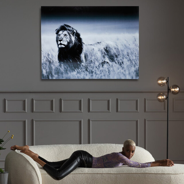 Kare Design Kare wandfoto lion king standing 160x120cm 2884787 large