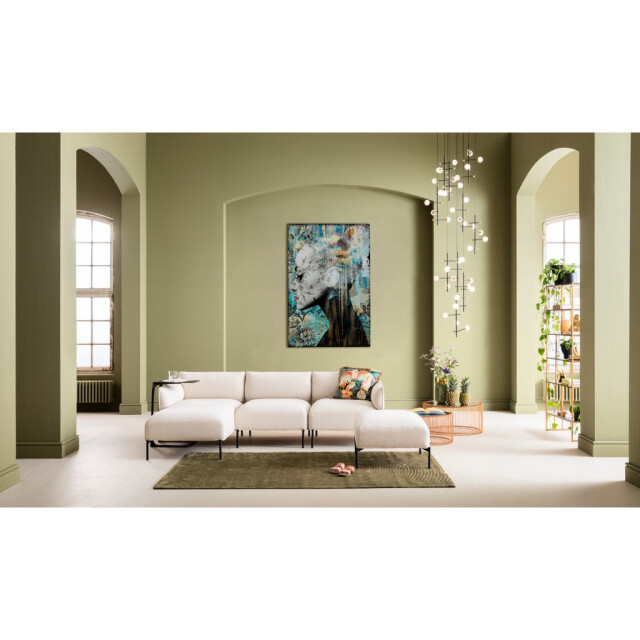 Kare Design Kare wandfoto glass lady flower 100x150cm 2885467 large