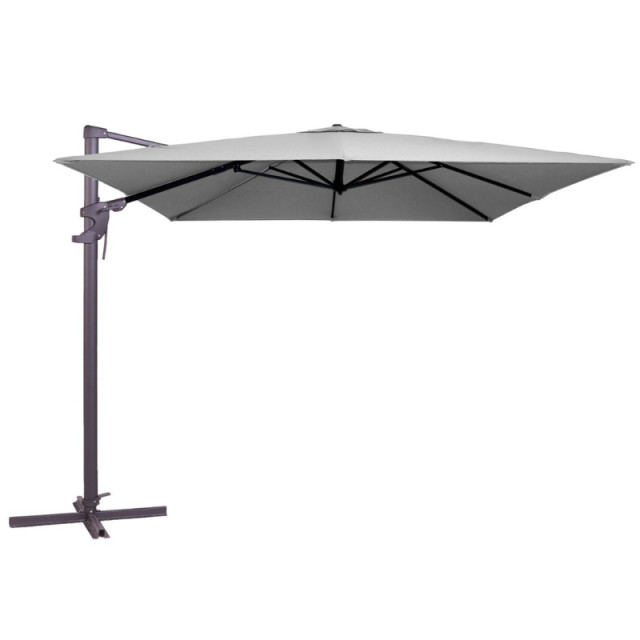 Madison Mega combi deal! parasol monaco flex iii light grey + voet + hoes 2936359 large