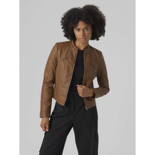 Vero Moda Vmfavodona coated jacket cognac 4278.75.0024 large