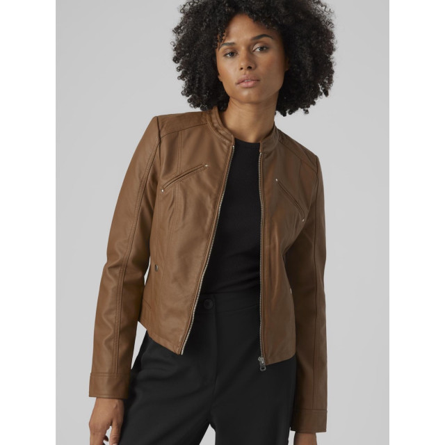 Vero Moda Vmfavodona coated jacket cognac 4278.75.0024 large