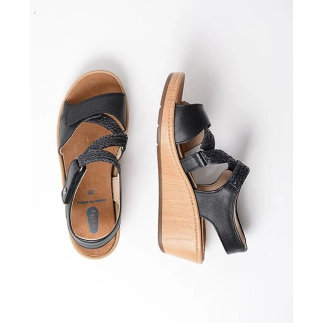 Wolky Wolky 03550 La Jolla Sandalen Zwart Wolky 03550 La Jolla large