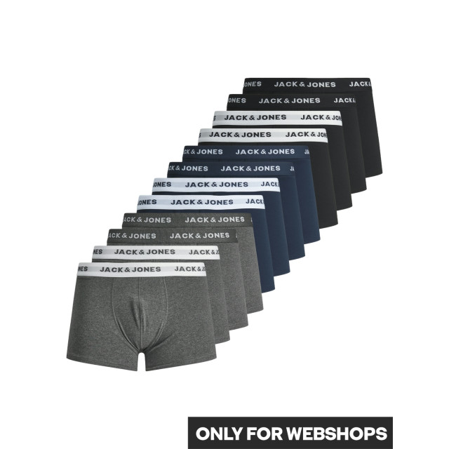 Jack & Jones Heren boxershorts jacsolid 12-pack 12189935 large