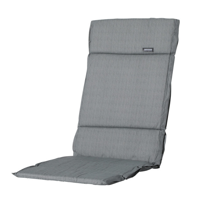 Madison tuinkussen fiber de luxe basic grey 125x51 - 2059140 large