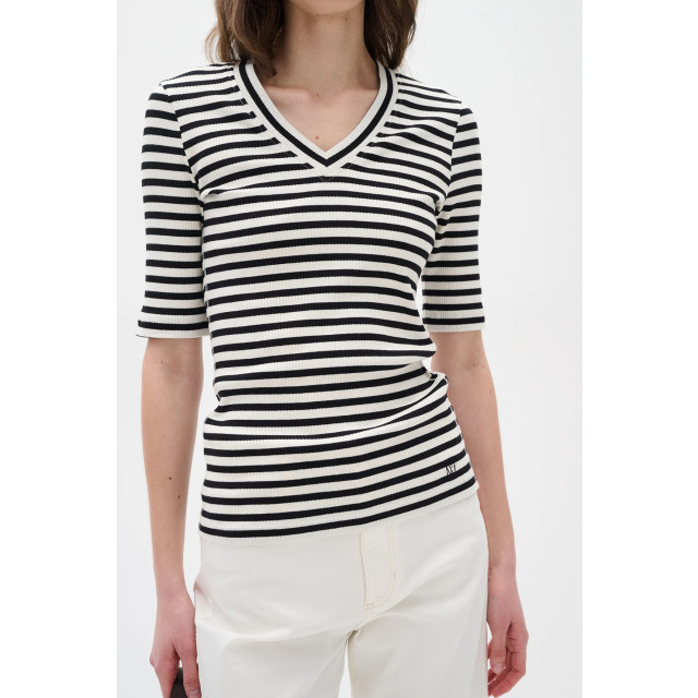 InWear 30107270 dagnaiw striped v tshirt 30107270 DagnaIW Striped V Tshirt large