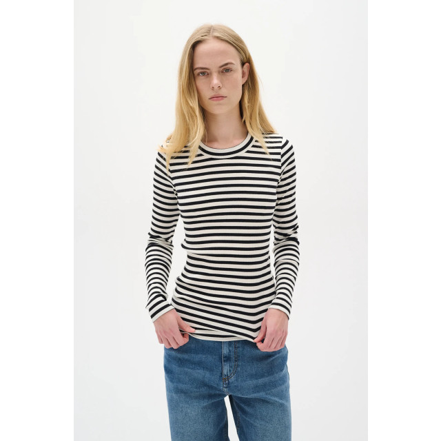 InWear 30108561 dagnaiw striped tshirt ls 30108561 DagnaIW Striped Tshirt LS large