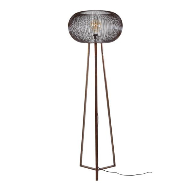 Hoyz vloerlamp 3-poot copper twist kleurig 2920335 large