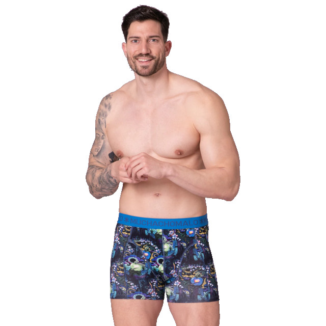 Muchachomalo Heren 2-pack boxershorts fruitnoevil FRUITNOEVIL1010-04 large