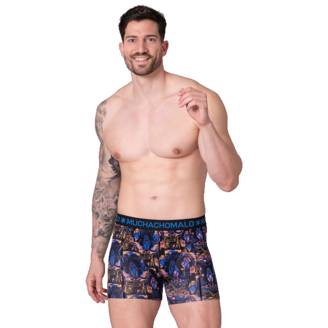 Muchachomalo Heren 2-pack boxershorts fruitnoevil FRUITNOEVIL1010-04 large