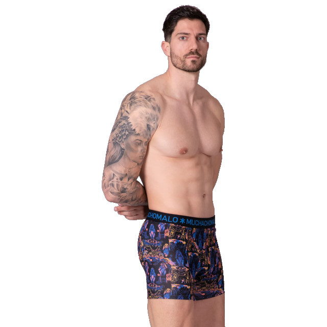 Muchachomalo Heren 2-pack boxershorts fruitnoevil FRUITNOEVIL1010-04 large