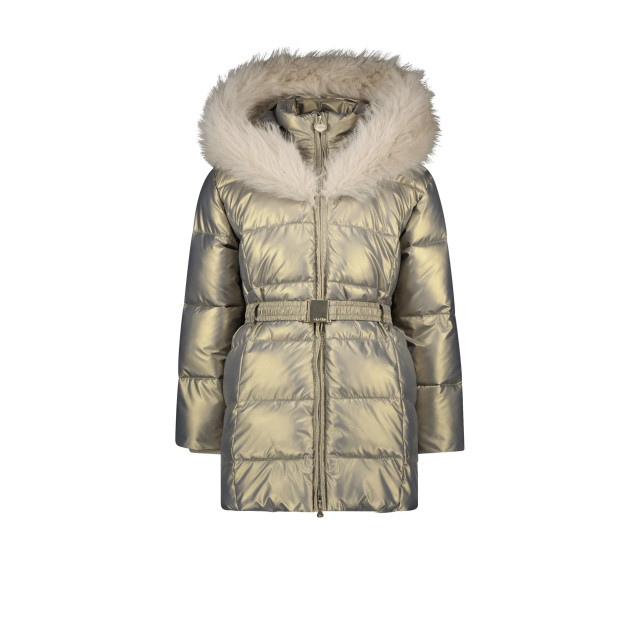 Le Chic Meisjes winterjas met capuchon en fur kraag bodette gorgeous C407-5205-087 large