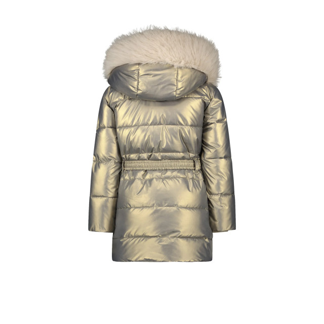 Le Chic Meisjes winterjas met capuchon en fur kraag bodette gorgeous C407-5205-087 large