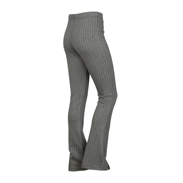 Kiestone Meisjes flair broek flair antraciet krijtstreep KS9573 - Flair - Antraciet krijtstreep large