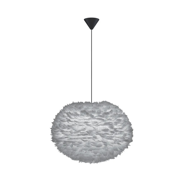 Umage Eos large hanglamp light grey met koordset zwart Ø 65 cm 2027863 large