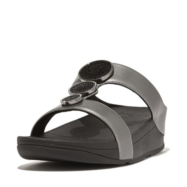 FitFlop Halo bead circle metallic tbar Halo bead circle metallic Tbar large