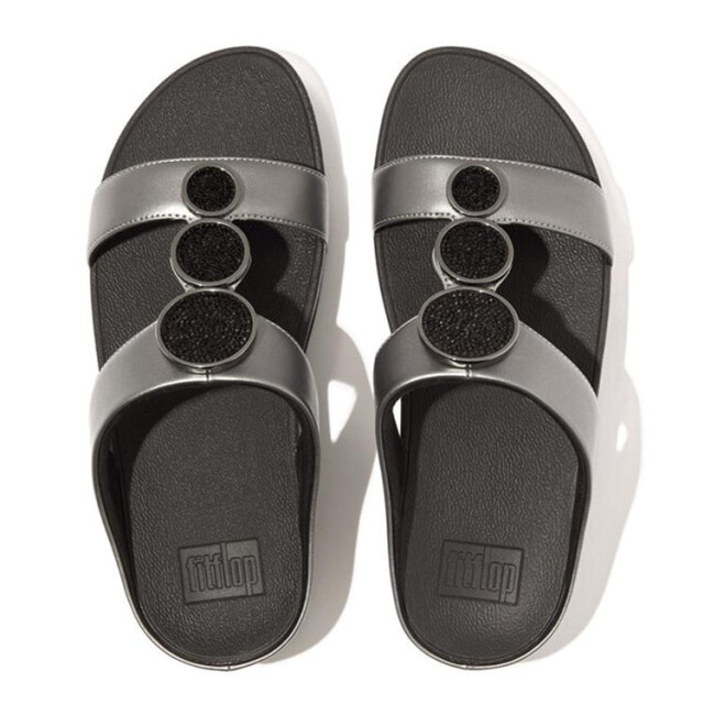 FitFlop Halo bead circle metallic tbar Halo bead circle metallic Tbar large