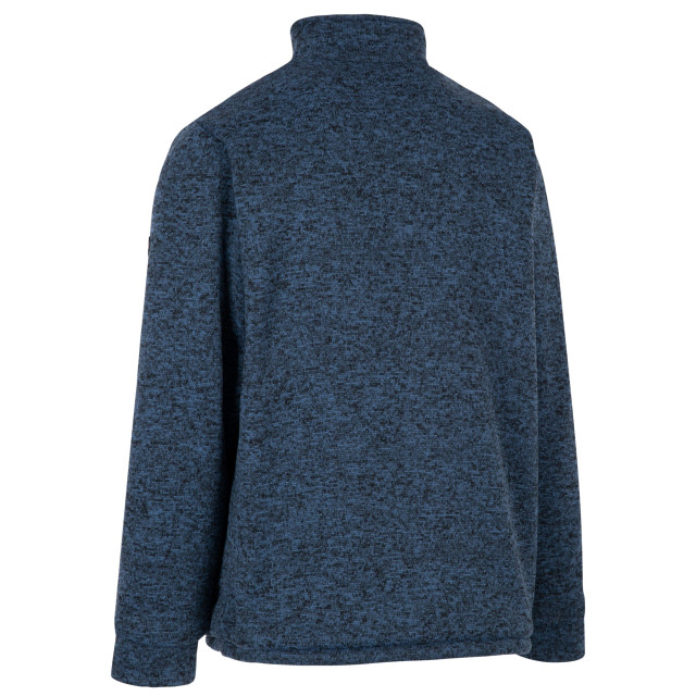 Trespass Heren ampney marl fleece jas UTTP5709_smokeyblue large