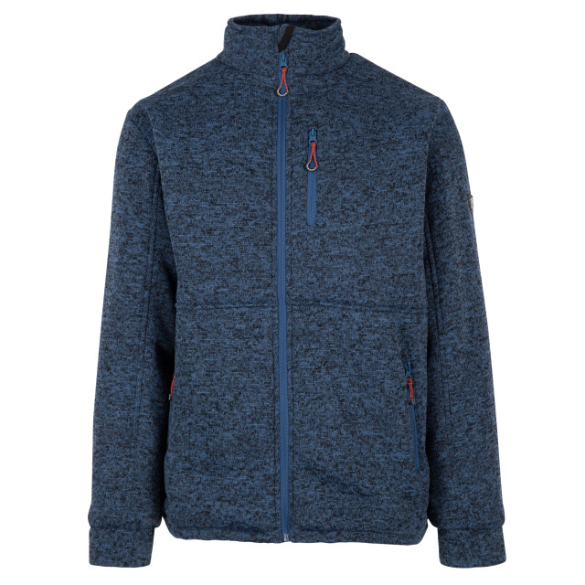 Trespass Heren ampney marl fleece jas UTTP5709_smokeyblue large