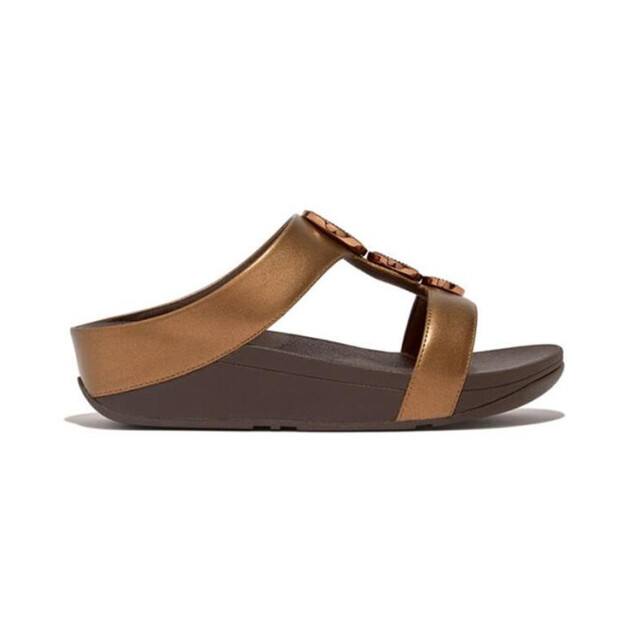 FitFlop Halo bead circle metallic hbar Halo Bead Circle Metallic Hbar large