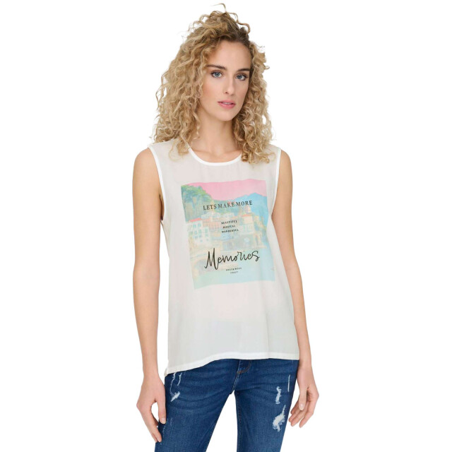Only Onlflora s/l paradise top box jrs bright white/ita 15324243-190858001 large