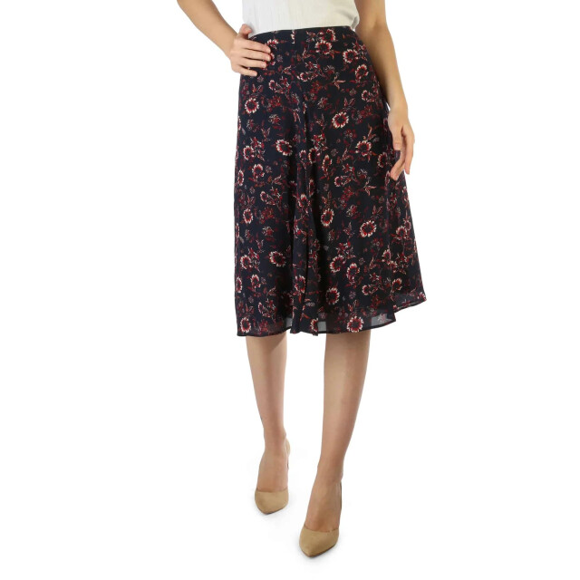 Tommy Hilfiger Zwart rok met bloemenprint Tommy Hilfiger Zwart Rok Met Bloemenprint large
