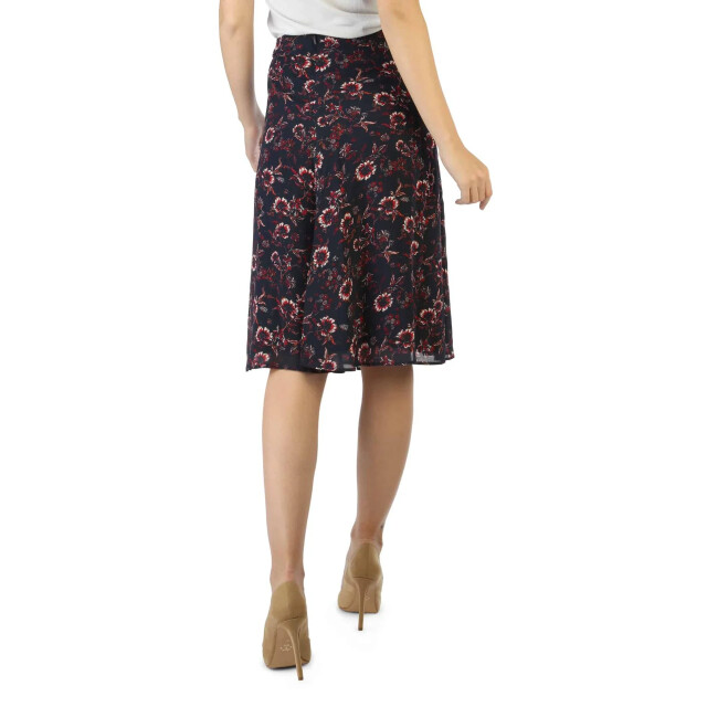 Tommy Hilfiger Zwart rok met bloemenprint Tommy Hilfiger Zwart Rok Met Bloemenprint large