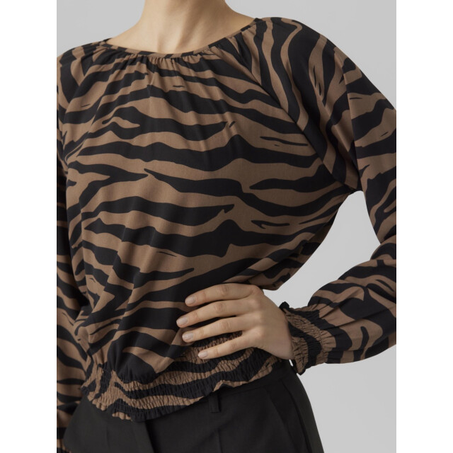 Vero Moda Vmshilah naja ls short top wvn ga dessin 4389.79.0052 large