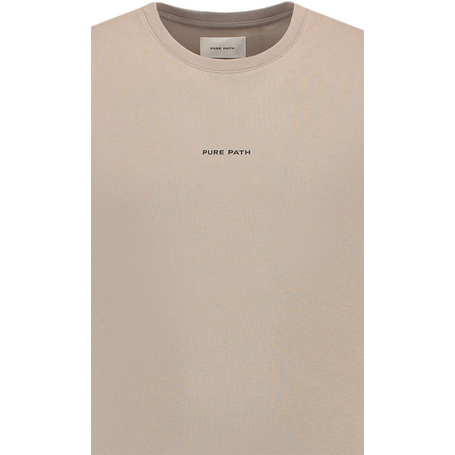 Pure Path Essential logo t-shirt taupe 10111-53 large