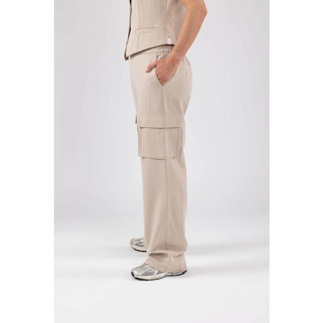 Nukus Hamburg pants stripe sand 8720922853233 large