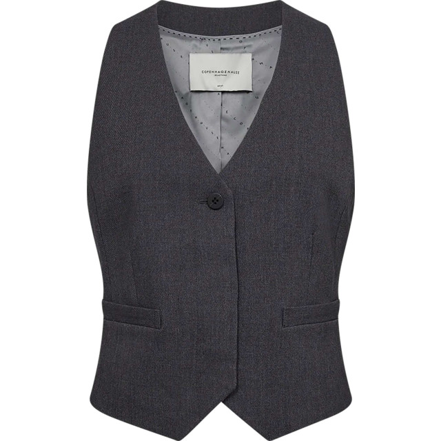 Copenhagen Muse Cmtailor waistcoat med grey melan 201671-1040 large