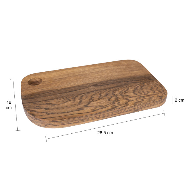 Krumble Serveerplank ronde hoeken + gat in 1 hoek donker hout m 1395449 large