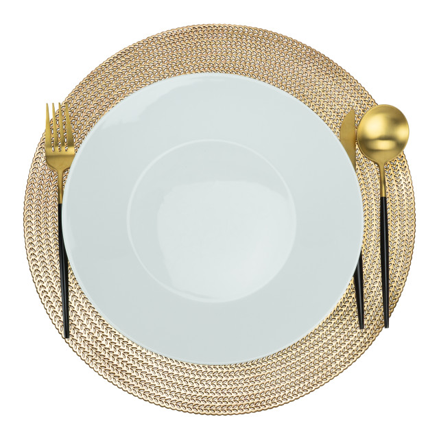 Krumble Placemat rond pvc - set van 2 2619331 large